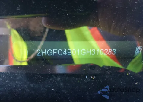 2016 Honda Civic Lx-P from USA, damaged, VIN 2HGFC4B01GH310283